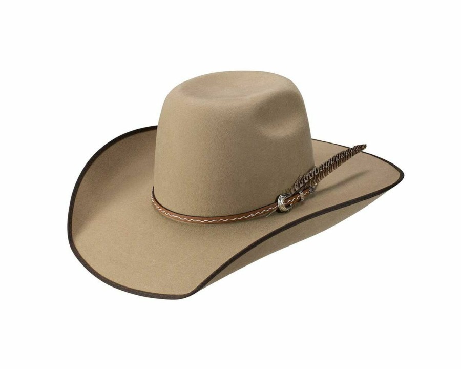 Hats * | Wholesale Resistol Tuff Hedeman Rockland B (3X) Wool Cowboy Hat Pecan