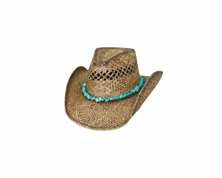 Hats * | Promotions Bullhide Year Of Summer Womens Shapeable Straw Cowgirl Hat Natural