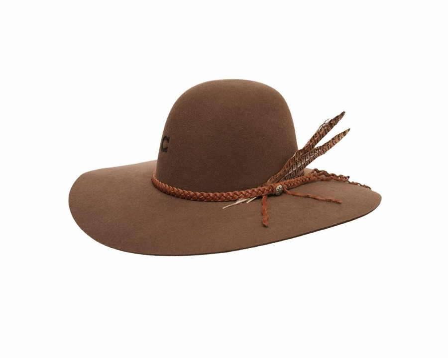 Hats * | Affordable Price Charlie 1 Horse Wanderlust Wool Cowboy Hat