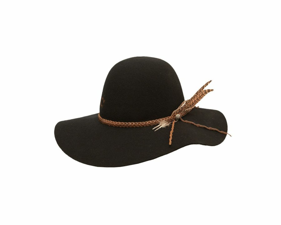 Hats * | Affordable Price Charlie 1 Horse Wanderlust Wool Cowboy Hat