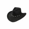 Hats * | Wholesale Stetson Buckshot (3X) Wool Cowboy Hat Black