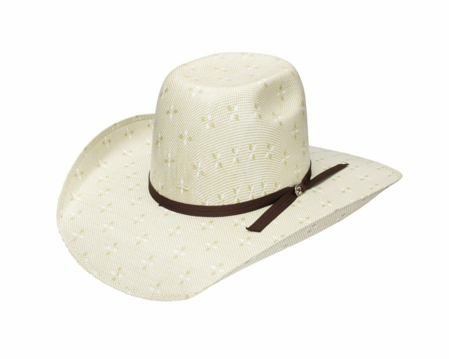 Hats * | Sale Resistol Hooey Pecos Straw Cowboy Hat Natural