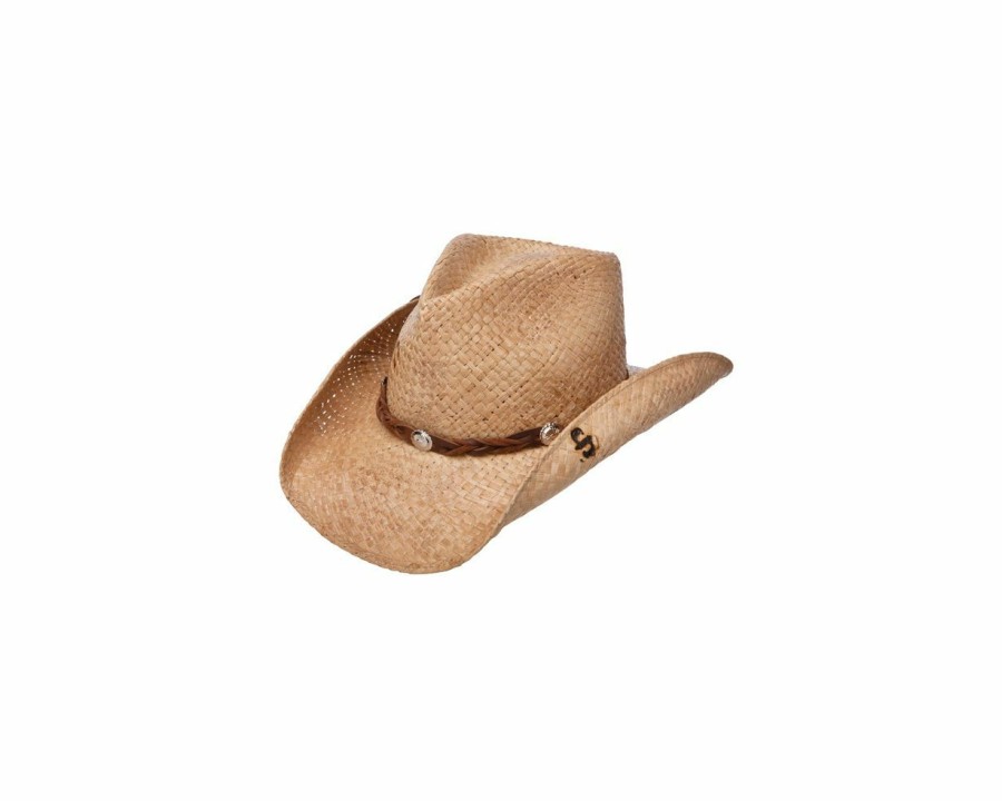 Hats * | Superior Style Stetson Comstock Shapeable Straw Cowboy Hat Natural