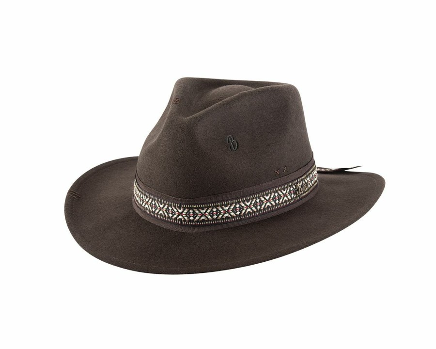 Hats * | Affordable Price Bullhide Lonely- Wool Cowboy Hat Chocolate