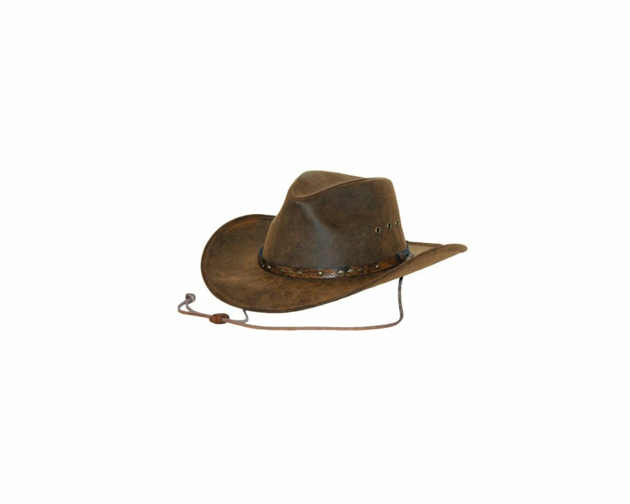 Hats * | Cheaper Outback Gold Dust Cowboy Hat Brown