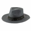 Hats * | Affordable Price Bullhide Words & Feelings Straw Cowboy Hat Dark Grey