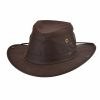 Hats * | Wholesale Bullhide Medora Cloth Outdoorsman Hat Chocolate