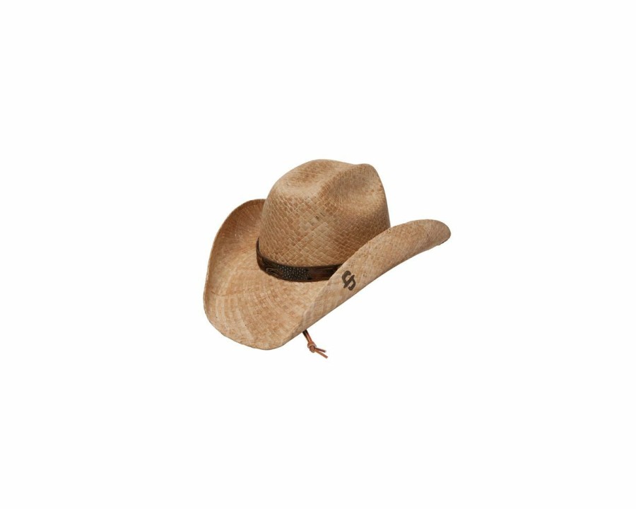 Hats * | Quality Guarantee Stetson River Run Shapeable Straw Cowboy Hat Natural