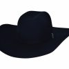 Hats * | Shoping Model Bullhide Resilient (6X) Wool Cowboy Hat Black