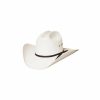 Hats * | Shoping Model Bullhide Buffalo (10X) Straw Cowboy Hat Off-White