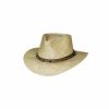 Hats * | Less Expensive Bullhide Island Magic Straw Outdoorsman Hat Natural