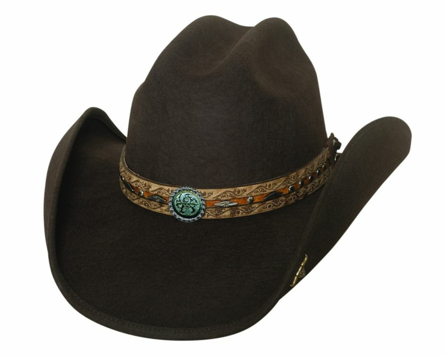 Hats * | Excellent Quality Bullhide Been In The Sun Shapeable Wool Cowboy Hat Chocolate