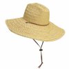 Hats * | Promotions Scala Lifeguard Straw Sun Hat Natural