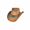 Hats * | Sells Cheap Bullhide Forbidden Treasure Straw Cowboy Hat Natural