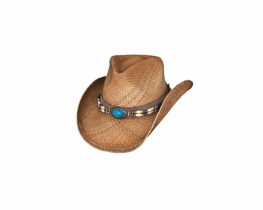 Hats * | Sells Cheap Bullhide Forbidden Treasure Straw Cowboy Hat Natural