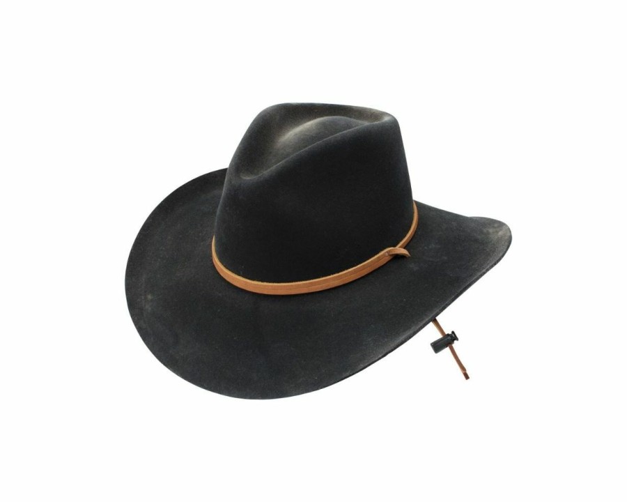 Hats * | Excellent Quality Stetson Kelly Distressed Wool Outback Hat Silverbelly