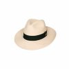 Hats * | Outlet Bullhide Long Island Straw Fedora Hat Bleach