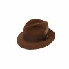 Hats * | Affordable Price Dobbs Jet 707 Fur Fedora Hat Saber