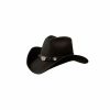 Hats * | Superior Style Jack Daniels Weave (Jd03-E) Soft Wool Cowboy Hat Black