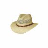 Hats * | Promotions Bullhide Tropical Breeze Straw Outdoors Hat Natural