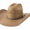 Hats * | Wholesale Bullhide Road To Vegas (25X) Straw Cowboy Hat Pecan