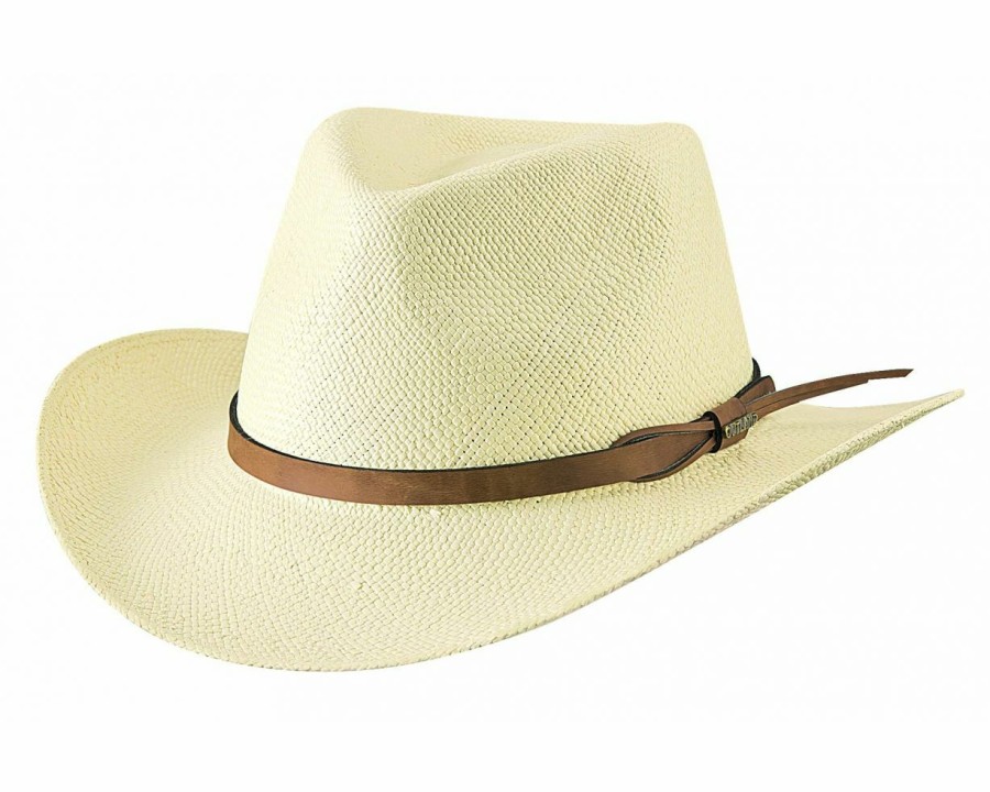 Hats * | Affordable Price Bullhide Alpine Straw Cowboy Hat Natural