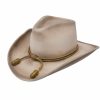 Hats * | Exceptional Design Stetson John Wayne 82 Fort Crushable Men'S Soft Wool Cowboy Hat Silverbelly