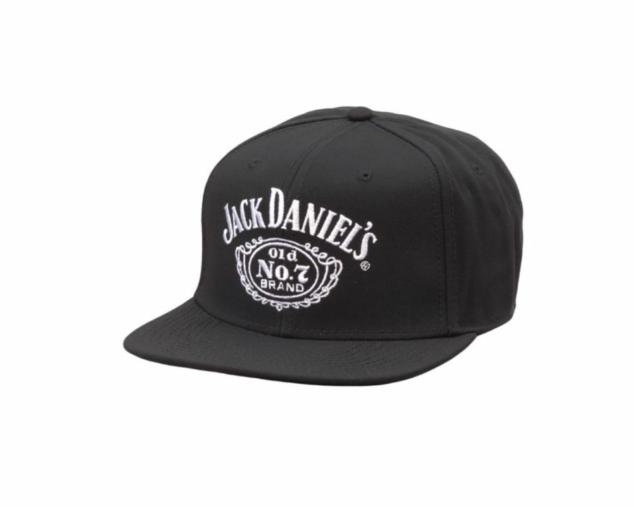 Hats * | Affordable Price Jack Daniels (Jd77-129) Trucker Cap Black