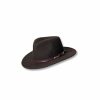 Hats * | Excellent Quality Indiana Jones Hats All Season Indiana Jones Soft Wool Felt Outback Brown