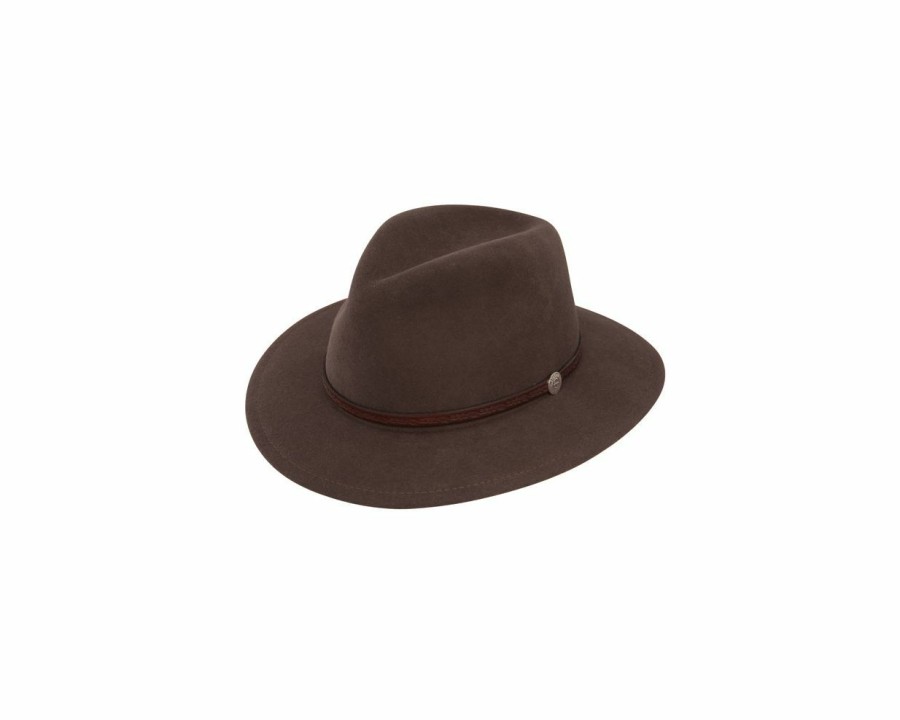 Hats * | Wholesale Stetson Cromwell Crushable Wool Fedora Hat