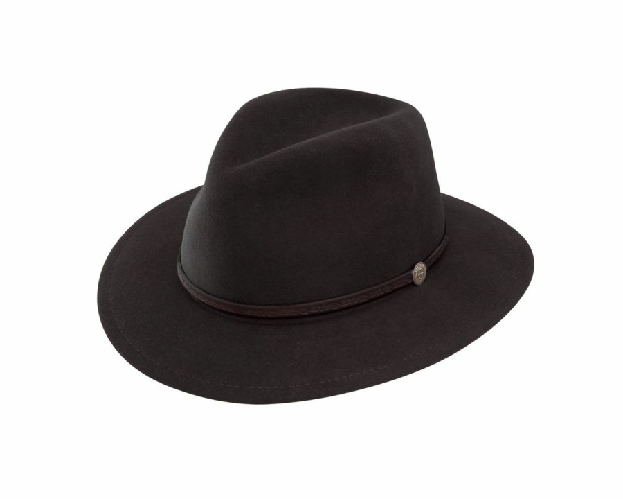 Hats * | Wholesale Stetson Cromwell Crushable Wool Fedora Hat