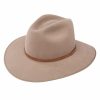 Hats * | Less Expensive Stetson Spencer Soft Wool Fedora Hat Mushroom