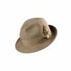 Hats * | Absolute Quality Stacy Adams Conlon Wool Fedora Hat