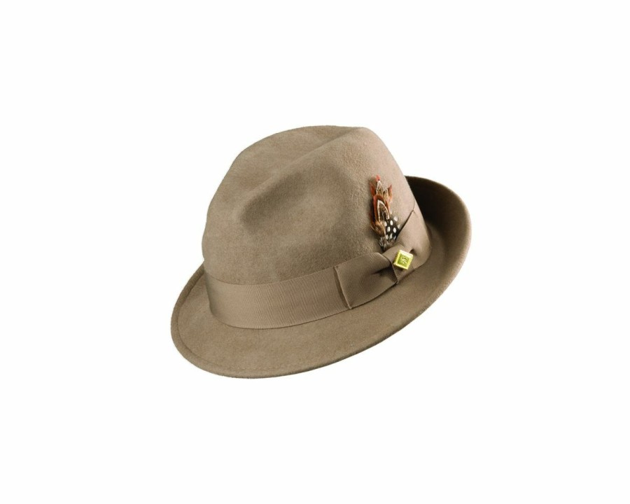 Hats * | Absolute Quality Stacy Adams Conlon Wool Fedora Hat