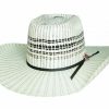 Hats * | Cheaper Bullhide Keep Ridin' 25X Straw Cowboy Hat Ivory/Black