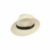 Hats * | Quality Guarantee Stetson Retro Panama Straw Fedora Hat Natural