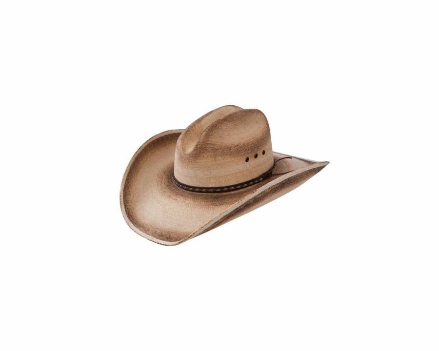 Hats * | Top Selling Resistol Jason Aldean Georgia Boy Mexican Palm Straw Cowboy Hat Natural