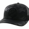 Hats * | Sale Hooey "O Classic" Youth Trucker Cap Camo/Black