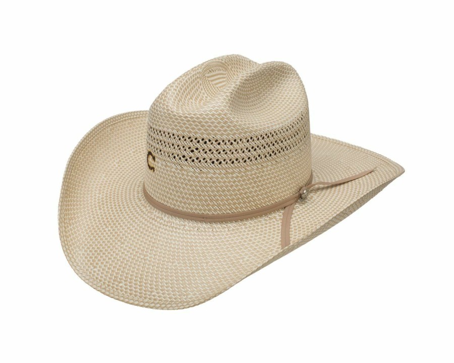 Hats * | Wholesale Charlie 1 Horse High Call Straw Cowboy Hat Natural/Brown