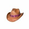 Hats * | Shoping Model Bullhide Daughter Of The West Childrens Shapeable Straw Cowboy Hat Natural