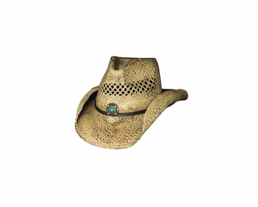 Hats * | Absolute Quality Bullhide Anytime Straw Cowboy Hat Sweated & Dusted