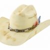 Hats * | Superior Style Bullhide Bandera Straw Cowboy Hat Natural