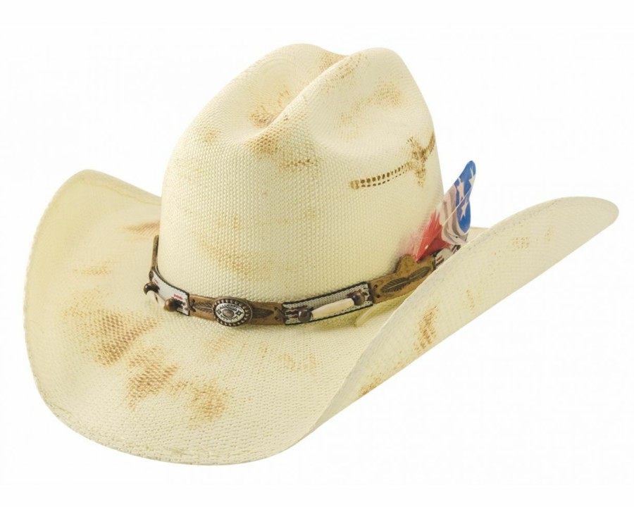 Hats * | Superior Style Bullhide Bandera Straw Cowboy Hat Natural