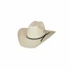 Hats * | Sells Cheap Bullhide Back In The Saddle (10X) Childrens Straw Cowboy Hat Off-White