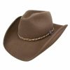 Hats * | Unique Style Stetson Rawhide (3X) Buffalo Fur Shapeable Cowboy Hat Mink