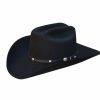 Hats * | Exceptional Design Silverado Ike Wool Cowboy Hat Black