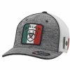 Hats * | Excellent Quality Ariat Mexican Flag-Trucker Cap Black/Grey