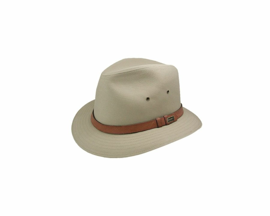 Hats * | Fire Sale Dobbs Gable Fedora Hat Tan