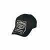 Hats * | Sells Cheap Jack Daniels Stamp (Jd77-68) Ball Cap Black