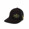 Hats * | Cheaper Ariat R112 Work Oil Field Trucker Cap Black